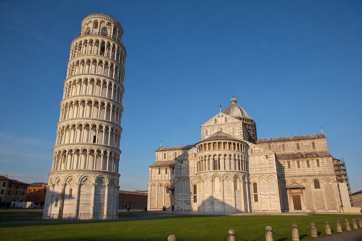 Pisa, the two-night base on the Rome to Barcelona route